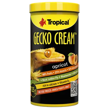 Krmivo pro rybičky Tropical Gecko Cream Meruňka 100ml
