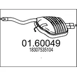 Zadní tlumič výfuku MTS 01.60049