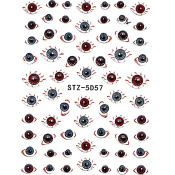 Samolepky na nehty 5D - Halloween D57