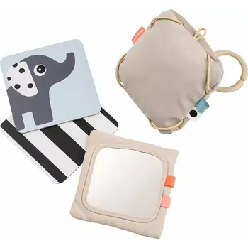 DONE BY DEER dětské kontrastní karty s držákem Deer friends