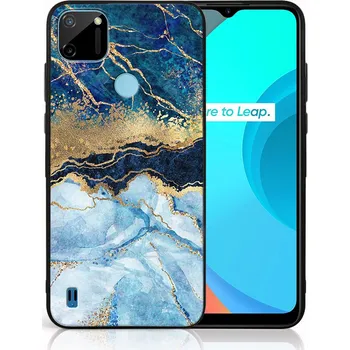 Pouzdro na tablet VSECHNONAMOBIL 45090 MY ART Silikonový obal Realme C11 BLUE MARBLE (141)