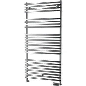 Těleso koupelnové trubkové Isan Ikaria 1212 x 500 mm, 573 W, středové připojení, sněhově bílá RAL 9016