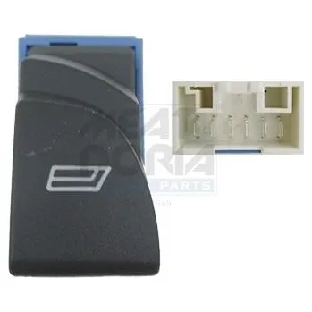 Spínač, zvedací zařízení oken MEAT & DORIA 26027