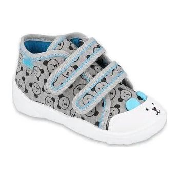 Chlapecká obuv 212P073 18 - chlapecké tenisky Befado šedé, méďa 212P073_21
