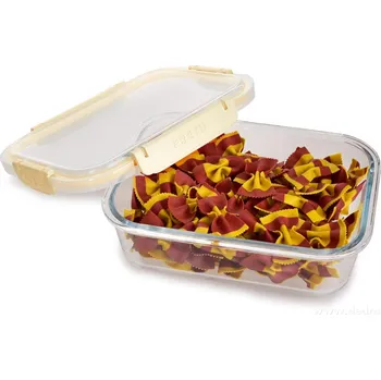 Dóza na potraviny CVAK&CVAK | Skleněná dóza na potraviny 1300 ml žloutková