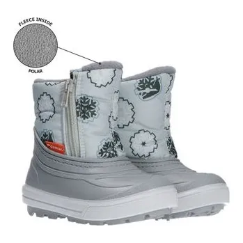 Dívčí sněhule DEMAR-WINTER LIGHT C light grey 1509 WINTER LIGHT C light grey_26-27