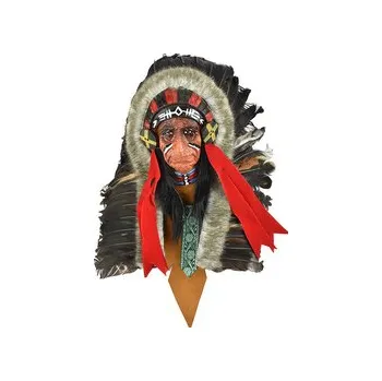 Závěsná dekorace Indiánský náčelník 30 cm - var. D