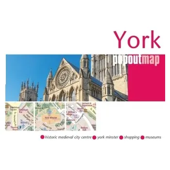 Cestování York PopOut Map [EN] (2024, Karta, Heartwood Publishing)