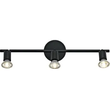 Bodové svítidlo Bodové osvětlení 3x GU10 7 W mat/černé