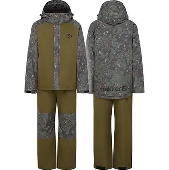 Rybářský komplet Trakker Nepromokavý zimní komplet 3 dílný - CR Camo 3-Piece Suit XXL