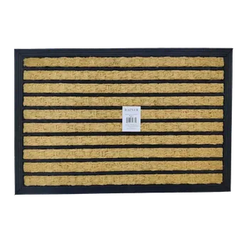 Rohožka Rohožka kokos + guma, pruhy - 40 x 60 cm - Poslední 2 kusy