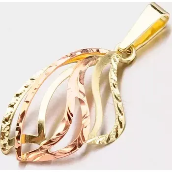 Přívěsek Dámský přívěsek zlato mix 585 53P-011