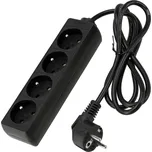 BERGE Prodlužovačka - 4 zásuvky - 1,5 m - černá