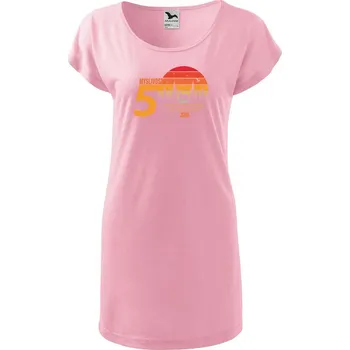 Dámské tričko DOBRÝ TRIKO Dámské tričko/šaty 50 let myslivost Velikost: L, Barva: Růžová