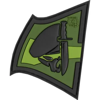 Nášivka Patchzone Rebel Skull, Forest