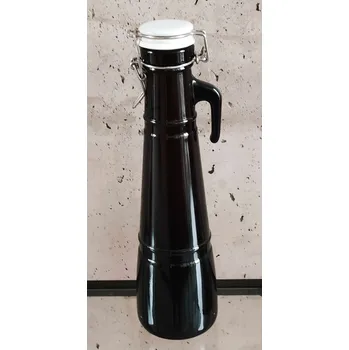 Sklenice Skleněný kónický džbán 1l se zátkou