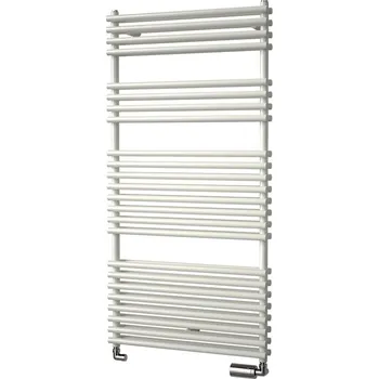 Radiátor Těleso koupelnové trubkové Isan Ikaria Double 732 x 600 mm, 591 W, středové připojení, sněhově bílá RAL 9016