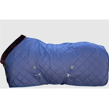 Deka pro koně Stájová deka Kentaur s beránkem, 80g, modro-hnědá - 135 cm