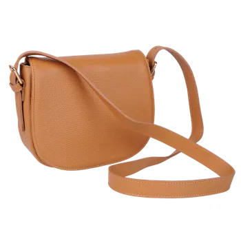 Kabelka NovaKabelka.cz Kožená italská crossbody kabelka Caterina Camel