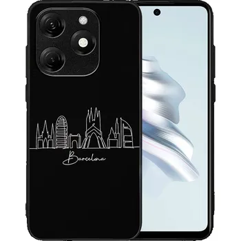 Pouzdro na tablet VSECHNONAMOBIL 92636 MY ART Ochranný kryt pro Tecno Spark 20 BARCELONA (213)