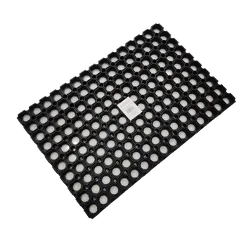 Rohož guma DOMINO 40x60x2,2cm (vstupní rohož pryžová černá)