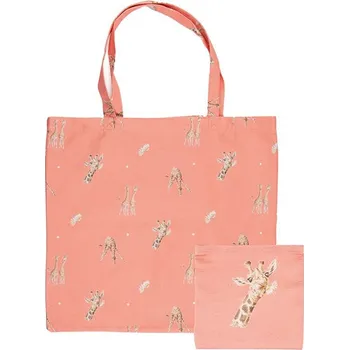 Wrendale Designs Skládací nákupní taška Wrendale Designs "Flowers" - Žirafa
