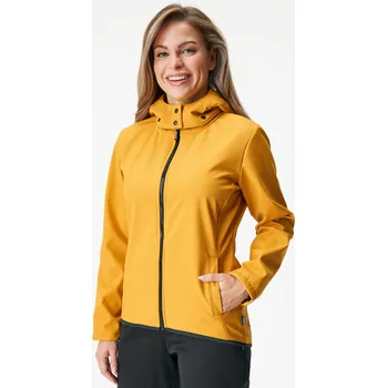 Dámská softshellová bunda Dámská softshellová bunda s fleecem Slim, Hořčicová Velikost: M