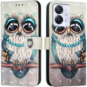 Pouzdro na tablet VSECHNONAMOBIL 91458 ART Peněženkový kryt pro Blackview Color 8 OWL