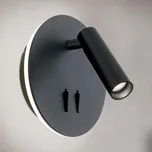 Orion WA 2-1467 - LED Nástěnné bodové svítidlo LENNY LED/6W/230V + LED/3W černá