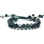 Milujeme Kameny Achát - náramek kulička se shamballa zapínáním NSSK64 380069