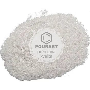 PourArt Metalický prášek DKTK012 Crystal Silwer Blue White 10g