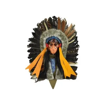 Závěsná dekorace Indiánský náčelník 25 cm - var. V