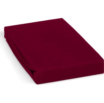 Prostěradlo Jersey prostěradlo 140x200cm, vínové