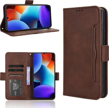 Pouzdro na tablet VSECHNONAMOBIL 91434 SLOT Peněženkový obal pro Blackview Color 8 hnědý