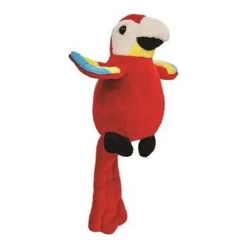 plyšák Magnes papuga ara czerwony 11cm