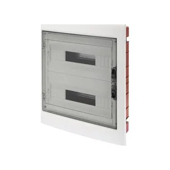 Rozvaděč GEWISS GW40609BS Rozvodnice 40 CDKi pod omítku, 36M, IP40, vč. svorkovnice, bílá, s dvířky, vyjímatelný rám