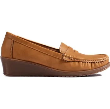 Dámské mokasíny Hnědé dámské mokasíny QQ-8KH Velikost: 37