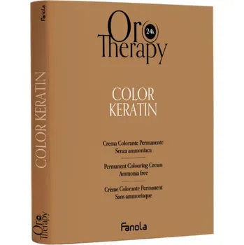 Barva na vlasy Fanola Oro Therapy Color Chart - vzorník k barvám Oro Therapy