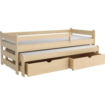 Dětská postel Postel VANDA 001 s výsuvným lůžkem 90x200 cm -masiv