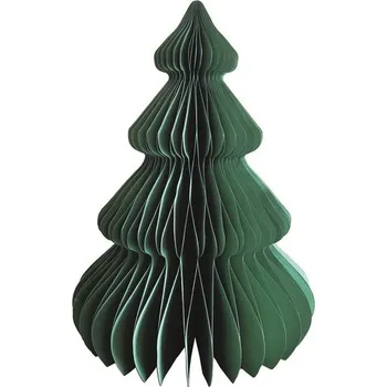 Dekorace strom z papíru na postavení 40 x 58 cm zelený