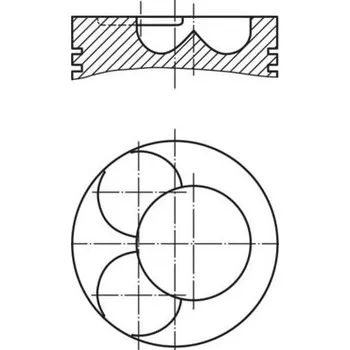Píst motoru Píst MAHLE 028 07 02