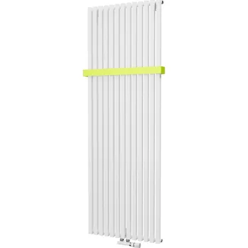 Radiátor Těleso topné designové Isan Octava 1500 x 318 mm, 669 W, středové připojení, sněhově bílá RAL 9016