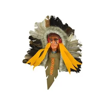 Závěsná dekorace Indiánský náčelník 20 cm - var. D