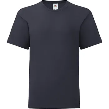Dívčí tričko Fruit of the Loom Dětské triko 61-023-0 Deep Navy 164