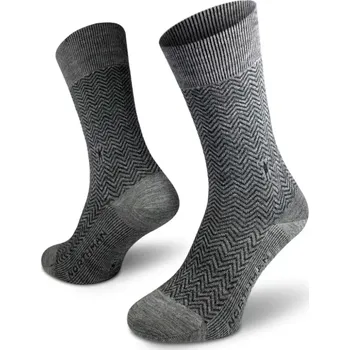 Pánské ponožky Northman Hamar Merino světle šedá M (39-41)