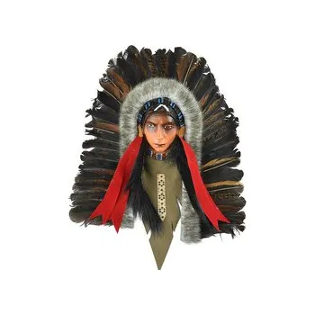 Závěsná dekorace Indiánská náčelnice 25 cm - var. D