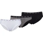 Dámské kalhotky Fila BRIEF ELASTIC WITH LOGO XS Černá, Bílá