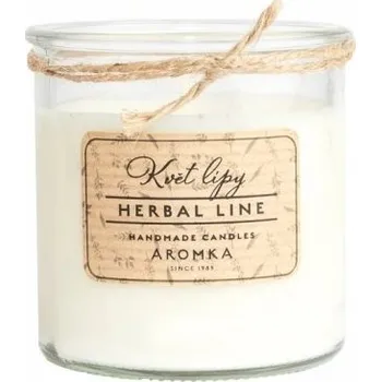Svíčka Svíčka ze sojového vosku 250ml - květ lípy Aromka