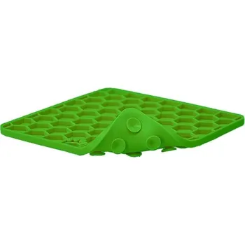 Hračka pro psa Lízací podložka EAT SLOW LIVE LONGER Fun & Relax zelená 18x18cm
