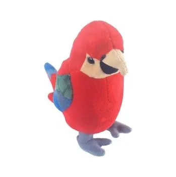 plyšák Papuga czerwona 17cm